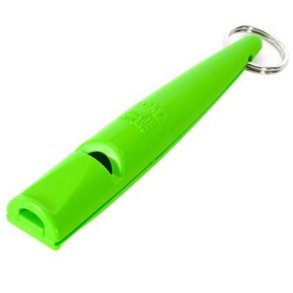 Acme neon grn hundefljte uden kugle + gratis snor